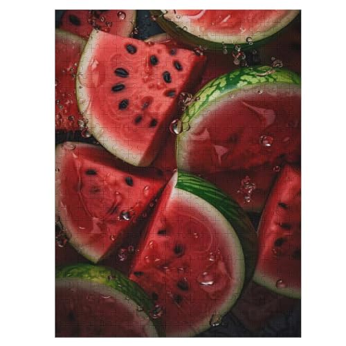 Wassermelone Holzpuzzle 1000 Teile, Knobelspiele Für Erwachsene, Teenager, Puzzles Unmögliche - Kinder Puzzle Zimmer Deko 55×41cm Wassermelone Holzpuzzle 1000 Teile, Knobelspiele Für Erwachsene, Teenager, Puzzles Unmögliche - Kinder Puzzle Zimmer Deko 55×41cm von LLLBBB