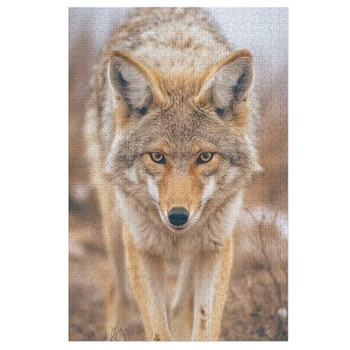 Wolf Puzzle 1000 Teile, Holzpuzzle Herausforderndes Geschicklichkeitsspiel Für Die Ganze Familie, Kinder Erwachsenenpuzzle Ab 12 Jahren 78×53cm Wolf Puzzle 1000 Teile, Holzpuzzle Herausforderndes Geschicklichkeitsspiel Für Die Ganze Familie, Kinder Erwachsenenpuzzle Ab 12 Jahren 78×53cm von LLLBBB