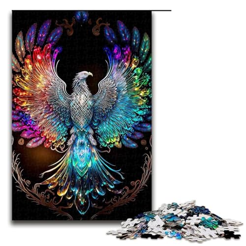 1000 Puzzleteile für Erwachsene, Phoenix, Denkspiel, Herausforderung für die Gehirnintelligenz, süchtig machendes Spielzeug, Größe 50 x 75 cm 1000 Puzzleteile für Erwachsene, Phoenix, Denkspiel, Herausforderung für die Gehirnintelligenz, süchtig machendes Spielzeug, Größe 50 x 75 cm von LLONGKT
