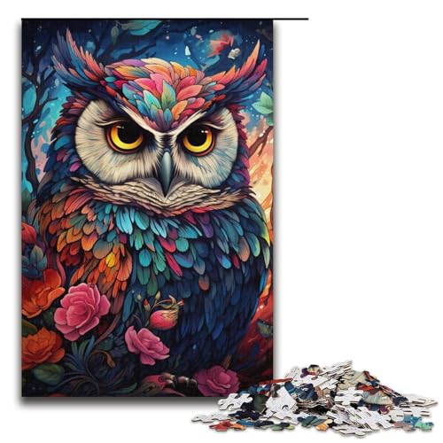1000 Teile Malen Farbe Tier Eule Puzzle für Erwachsene Familienaktivität Puzzle Lustiges Geschenk für Teenager ab 14 Jahren Größe 38 x 26 cm 1000 Teile Malen Farbe Tier Eule Puzzle für Erwachsene Familienaktivität Puzzle Lustiges Geschenk für Teenager ab 14 Jahren Größe 38 x 26 cm von LLONGKT