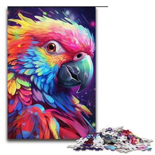1000 Teile Puzzle für Erwachsene und Teenager, Tiere, Vögel, Papageien, für Teenager, Papppuzzle, tolles Geschenk für Erwachsene, Größe 38 x 26 cm 1000 Teile Puzzle für Erwachsene und Teenager, Tiere, Vögel, Papageien, für Teenager, Papppuzzle, tolles Geschenk für Erwachsene, Größe 38 x 26 cm von LLONGKT