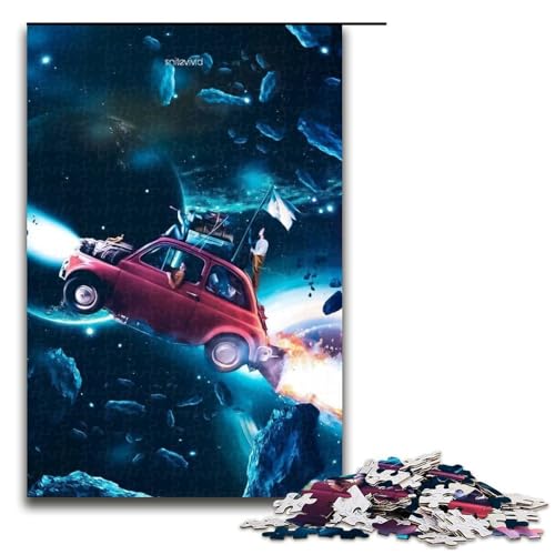 1000 Teile Weltraumforschung DIY Puzzle für Erwachsene Puzzle Spielzeug Weihnachtsgeburtstagsgeschenk für Teenager ab 14 Jahren Größe 50x75cm von LLONGKT