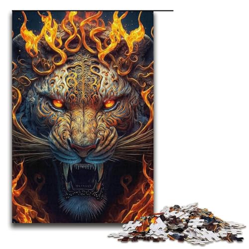 1000 Teile für Erwachsene, Löwengesicht-Puzzle, Lernpuzzle, Familienspiel, jedes Teil ist einzigartig – herausforderndes, unterhaltsames Familienspiel, Größe 38 x 26 cm 1000 Teile für Erwachsene, Löwengesicht-Puzzle, Lernpuzzle, Familienspiel, jedes Teil ist einzigartig – herausforderndes, unterhaltsames Familienspiel, Größe 38 x 26 cm von LLONGKT