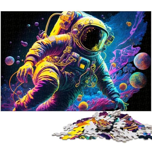 1000-teiliges Astronauten-Puzzle für Erwachsene, lustige Aktivitäten zu Hause, Geburtstagsgeschenk, Reisegeschenke, Größe 38 x 26 cm 1000-teiliges Astronauten-Puzzle für Erwachsene, lustige Aktivitäten zu Hause, Geburtstagsgeschenk, Reisegeschenke, Größe 38 x 26 cm von LLONGKT