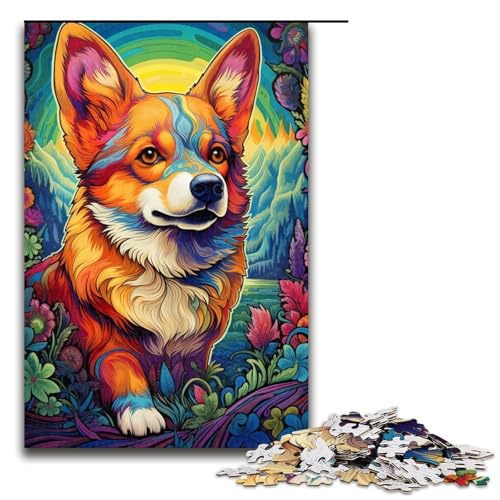 1000-teiliges Corgi-Puzzle für Erwachsene, Holzpuzzle, Lernspiel, Größe 50 x 75 cm 1000-teiliges Corgi-Puzzle für Erwachsene, Holzpuzzle, Lernspiel, Größe 50 x 75 cm von LLONGKT