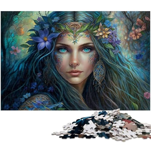 1000-teiliges Feen-Puzzle für Erwachsene, Holzpuzzle, Lernspiel, Größe 50 x 75 cm 1000-teiliges Feen-Puzzle für Erwachsene, Holzpuzzle, Lernspiel, Größe 50 x 75 cm von LLONGKT