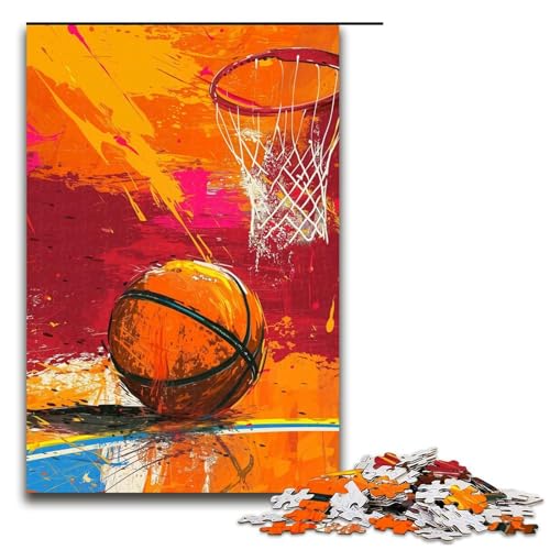 1000-teiliges Fußball-Sport-Holzpuzzle für Erwachsene, Holzpuzzle, lustiges Geschenk (Größe 50 x 75 cm) von LLONGKT