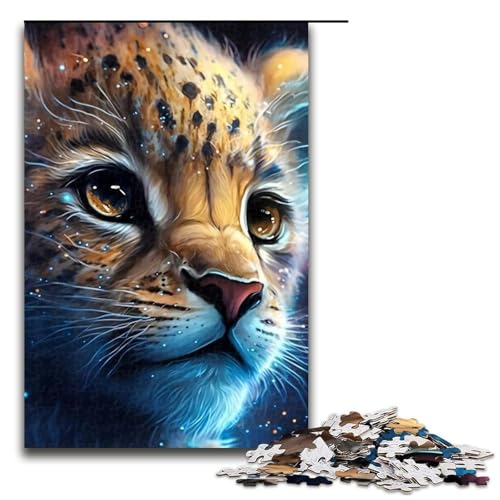 1000-teiliges Löwen-Puzzle, Holzpuzzle, pädagogisches Spielzeug zum Stressabbau, Größe 50 x 75 cm 1000-teiliges Löwen-Puzzle, Holzpuzzle, pädagogisches Spielzeug zum Stressabbau, Größe 50 x 75 cm von LLONGKT