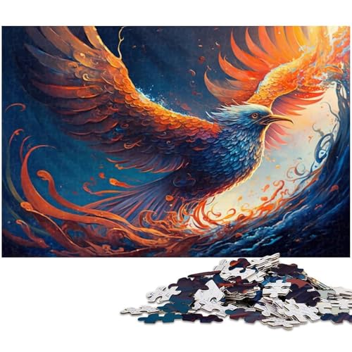 1000-teiliges Phoenix-Puzzle für Erwachsene, Holzpuzzle, Lernspiel, Größe 50 x 75 cm 1000-teiliges Phoenix-Puzzle für Erwachsene, Holzpuzzle, Lernspiel, Größe 50 x 75 cm von LLONGKT
