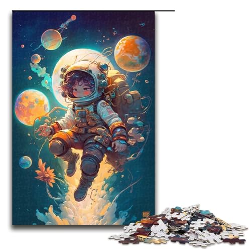 1000-teiliges Puzzle, Astronauten-Puzzle für Erwachsene, Holzpuzzle, tolle Geschenke zu Weihnachten, Größe 50 x 75 cm 1000-teiliges Puzzle, Astronauten-Puzzle für Erwachsene, Holzpuzzle, tolle Geschenke zu Weihnachten, Größe 50 x 75 cm von LLONGKT