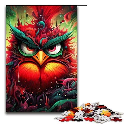 1000-teiliges Puzzle, Farbvogel-Puzzle, Holzpuzzle, Lernspielzeug, Größe 50 x 75 cm 1000-teiliges Puzzle, Farbvogel-Puzzle, Holzpuzzle, Lernspielzeug, Größe 50 x 75 cm von LLONGKT