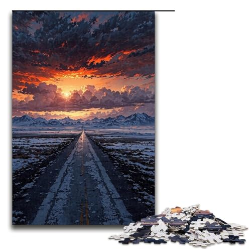 1000-teiliges Puzzle, Lernspiele, Puzzles im japanischen Stil für Erwachsene, Holzpuzzle, dekomprimierendes intellektuelles Lernspielzeug (Größe 50 x 75 cm) von LLONGKT