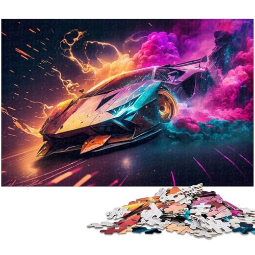1000-teiliges Puzzle, Sportwagen-Puzzle für Teenager, Holzpuzzle, Heimdekoration, Spielzeug, Größe 50 x 75 cm 1000-teiliges Puzzle, Sportwagen-Puzzle für Teenager, Holzpuzzle, Heimdekoration, Spielzeug, Größe 50 x 75 cm von LLONGKT