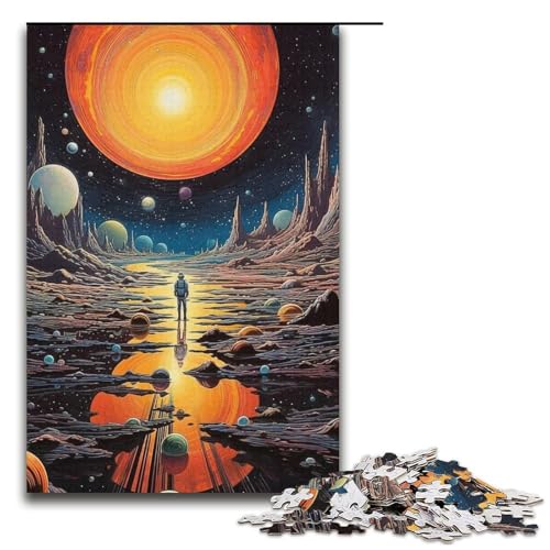 1000-teiliges Puzzle „Berg der Träume“, Puzzle für Erwachsene, Papppuzzle, Erwachsene (Größe 38 x 26 cm) von LLONGKT