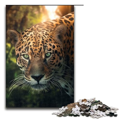 1000-teiliges Puzzle „Der Amazonas-Leopard“ für Erwachsene, Lernspiel, herausforderndes Spielzeug für die Heimdekoration, Größe 50 x 75 cm 1000-teiliges Puzzle „Der Amazonas-Leopard“ für Erwachsene, Lernspiel, herausforderndes Spielzeug für die Heimdekoration, Größe 50 x 75 cm von LLONGKT
