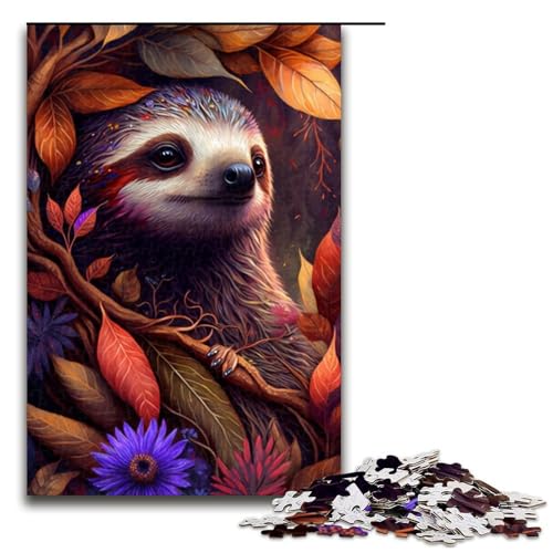 1000-teiliges Puzzle „Dschungelschlange“ für Erwachsene, Holzpuzzle, anspruchsvolles Spiel, Größe 50 x 75 cm von LLONGKT