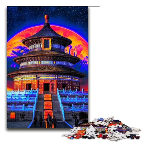 1000-teiliges Puzzle „Fantasy Dreamscape“ für Erwachsene, Holzpuzzle, Lernspiel, Größe 50 x 75 cm 1000-teiliges Puzzle „Fantasy Dreamscape“ für Erwachsene, Holzpuzzle, Lernspiel, Größe 50 x 75 cm von LLONGKT