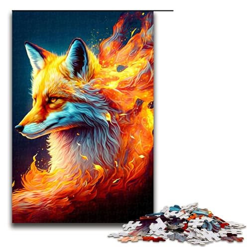 1000-teiliges Puzzle „Fantasy Fox“, Holzpuzzle, Lernspielzeug, Familienspiele, Größe 50 x 75 cm 1000-teiliges Puzzle „Fantasy Fox“, Holzpuzzle, Lernspielzeug, Familienspiele, Größe 50 x 75 cm von LLONGKT