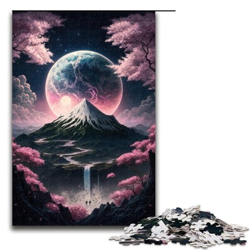 1000-teiliges Puzzle „Kirschblüten, Berg Fuji“, Puzzle für Erwachsene, Holzpuzzle, tolle Geschenke zu Weihnachten, Größe 50 x 75 cm 1000-teiliges Puzzle „Kirschblüten, Berg Fuji“, Puzzle für Erwachsene, Holzpuzzle, tolle Geschenke zu Weihnachten, Größe 50 x 75 cm von LLONGKT
