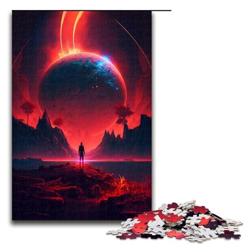 1000-teiliges Puzzle „Mysterious Planet“, Puzzle für Erwachsene, Holzpuzzle, Lernspielzeug, Größe 50 x 75 cm 1000-teiliges Puzzle „Mysterious Planet“, Puzzle für Erwachsene, Holzpuzzle, Lernspielzeug, Größe 50 x 75 cm von LLONGKT