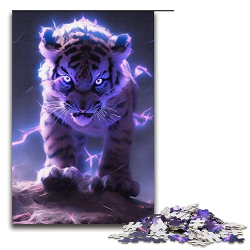 1000-teiliges Puzzle „Mystischer Bergtiger“, Puzzle für Teenager, Papppuzzle, Lernspiele für Erwachsene, Größe 38 x 26 cm 1000-teiliges Puzzle „Mystischer Bergtiger“, Puzzle für Teenager, Papppuzzle, Lernspiele für Erwachsene, Größe 38 x 26 cm von LLONGKT