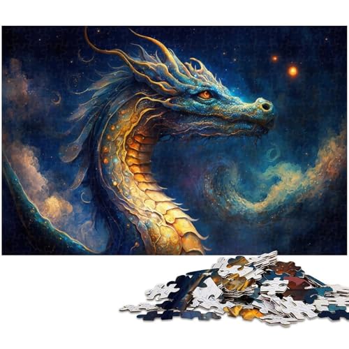 1000-teiliges Puzzle „Weltraumdrache“ für Erwachsene, Holzpuzzle, Heimkunstdekor, Größe 50 x 75 cm 1000-teiliges Puzzle „Weltraumdrache“ für Erwachsene, Holzpuzzle, Heimkunstdekor, Größe 50 x 75 cm von LLONGKT