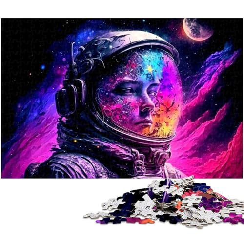 1000-teiliges Puzzle Astronaut Buntes Holzpuzzle für Erwachsene Lernspiel Größe 50x75cm 1000-teiliges Puzzle Astronaut Buntes Holzpuzzle für Erwachsene Lernspiel Größe 50x75cm von LLONGKT