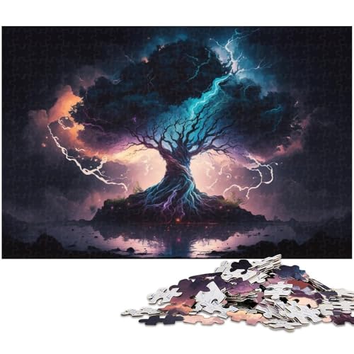 1000-teiliges Puzzle Baum für Erwachsene, Holzpuzzle, Lernspiel, Größe 50 x 75 cm 1000-teiliges Puzzle Baum für Erwachsene, Holzpuzzle, Lernspiel, Größe 50 x 75 cm von LLONGKT