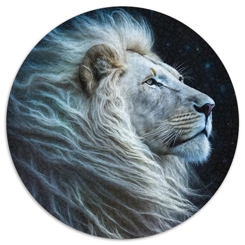 1000-teiliges Puzzle-Geschenk, Löwen-Puzzle für Erwachsene, für Teenager, Familien-Lernspiele, Heimdekorationsgeschenk (Größe 67,5 x 67,5 cm) von LLONGKT