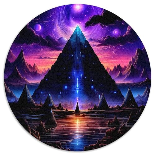 1000-teiliges Puzzle-Geschenk, außerirdische Planetenlandschaft, Puzzle für Erwachsene, für Jugendliche, Familien-Lernspiele, Heimdekorationsgeschenk (Größe 67,5 x 67,5 cm) von LLONGKT