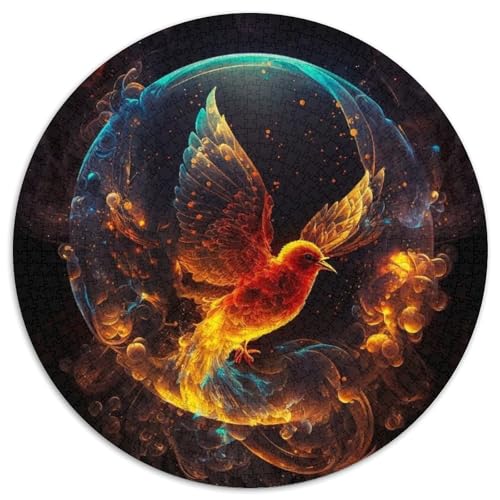1000-teiliges Puzzle-Geschenk „Cosmic Phoenix“, Puzzle für Erwachsene, für Jugendliche, Familien-Lernspiele, Heimdekorationsgeschenk (Größe 67,5 x 67,5 cm) von LLONGKT