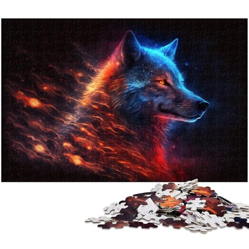 1000-teiliges Puzzle Wolf für Erwachsene, Holzpuzzle, Lernspiel, Größe 50 x 75 cm 1000-teiliges Puzzle Wolf für Erwachsene, Holzpuzzle, Lernspiel, Größe 50 x 75 cm von LLONGKT