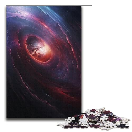 1000-teiliges Puzzle für Erwachsene, „Schwarzes Loch im Himmel“, Quizspiel zum Stressabbau, schwierige Herausforderung, Größe 38 x 26 cm 1000-teiliges Puzzle für Erwachsene, „Schwarzes Loch im Himmel“, Quizspiel zum Stressabbau, schwierige Herausforderung, Größe 38 x 26 cm von LLONGKT