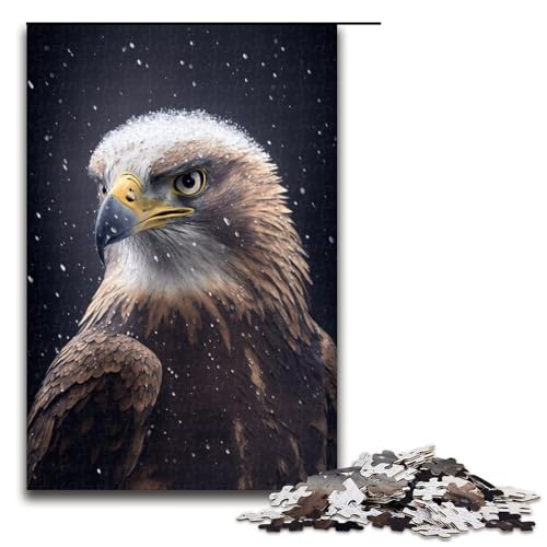 1000-teiliges Puzzle für Erwachsene, Adler-Puzzle, Lernspiele, perfekte Dekoration für und Teenager ab 14 Jahren, Größe 50 x 75 cm 1000-teiliges Puzzle für Erwachsene, Adler-Puzzle, Lernspiele, perfekte Dekoration für und Teenager ab 14 Jahren, Größe 50 x 75 cm von LLONGKT