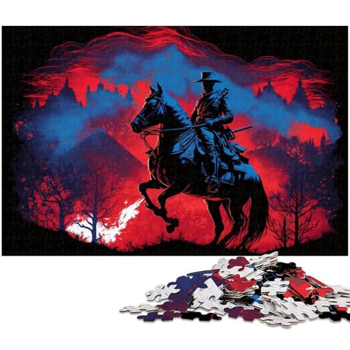 1000-teiliges Puzzle für Erwachsene, Aquarell-Ritter, Lernspiel, Herausforderung, Spielzeug, Wichtelgeschenke, Größe 50 x 75 cm 1000-teiliges Puzzle für Erwachsene, Aquarell-Ritter, Lernspiel, Herausforderung, Spielzeug, Wichtelgeschenke, Größe 50 x 75 cm von LLONGKT