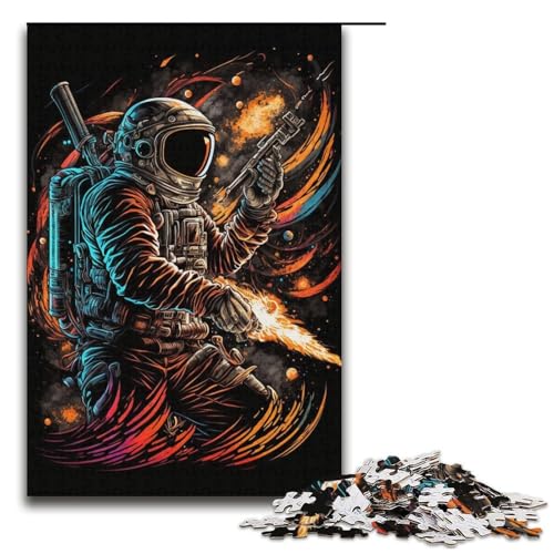 1000-teiliges Puzzle für Erwachsene, Astronauten-Puzzle, Lernspiel, Herausforderungsspielzeug, Lernspiel für Geburtstag, Weihnachten, Größe 38 x 26 cm 1000-teiliges Puzzle für Erwachsene, Astronauten-Puzzle, Lernspiel, Herausforderungsspielzeug, Lernspiel für Geburtstag, Weihnachten, Größe 38 x 26 cm von LLONGKT