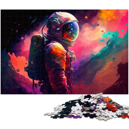 1000-teiliges Puzzle für Erwachsene, Astronauten-Puzzle, Spiele, Spielzeug, Geschenk, Lernspiel zum Geburtstag, Weihnachten, Größe 50 x 75 cm 1000-teiliges Puzzle für Erwachsene, Astronauten-Puzzle, Spiele, Spielzeug, Geschenk, Lernspiel zum Geburtstag, Weihnachten, Größe 50 x 75 cm von LLONGKT