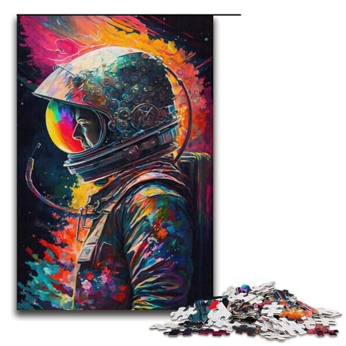 1000-teiliges Puzzle für Erwachsene, Astronauten-Stressabbau, für Teenager ab 14 Jahren, Größe 38 x 26 cm 1000-teiliges Puzzle für Erwachsene, Astronauten-Stressabbau, für Teenager ab 14 Jahren, Größe 38 x 26 cm von LLONGKT