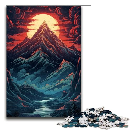 1000-teiliges Puzzle für Erwachsene, Berg-Everest-Puzzles für Erwachsene, Holzpuzzle, Lernspiele, Größe 50 x 75 cm 1000-teiliges Puzzle für Erwachsene, Berg-Everest-Puzzles für Erwachsene, Holzpuzzle, Lernspiele, Größe 50 x 75 cm von LLONGKT
