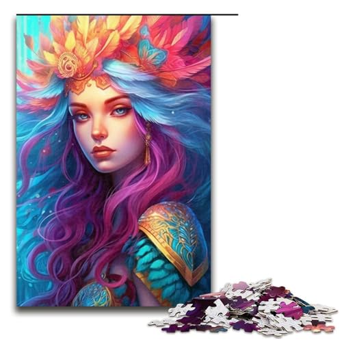 1000-teiliges Puzzle für Erwachsene, Buddha-Statue, Quizspiel, Stressabbau, schwierige Herausforderung, Größe 50 x 75 cm von LLONGKT