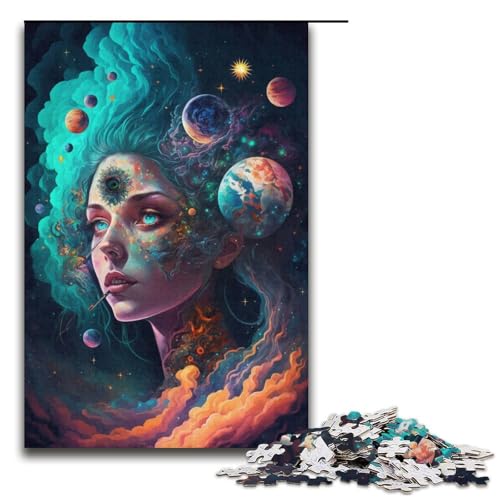 1000-teiliges Puzzle für Erwachsene, Cosmic High, Familienaktivitäts-Puzzle, stärkt die Liebe zwischen Paaren, für Teenager ab 14 Jahren, Größe 38 x 26 cm von LLONGKT
