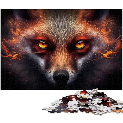 1000-teiliges Puzzle für Erwachsene, Fuchs-Puzzle, Lernspiel, Herausforderung, Spielzeug, Wichtelgeschenke, Größe 38 x 26 cm 1000-teiliges Puzzle für Erwachsene, Fuchs-Puzzle, Lernspiel, Herausforderung, Spielzeug, Wichtelgeschenke, Größe 38 x 26 cm von LLONGKT