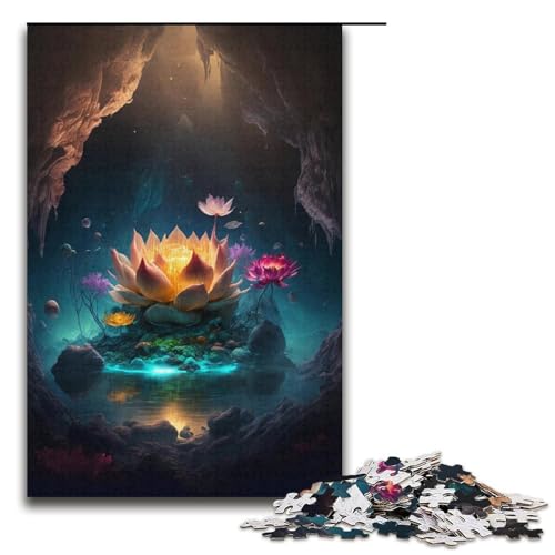1000-teiliges Puzzle für Erwachsene, Galaxy Art Lotus-Quizspiel, anspruchsvoll zu vervollständigen, Aber unterhaltsam und humorvoll, Größe 38 x 26 cm 1000-teiliges Puzzle für Erwachsene, Galaxy Art Lotus-Quizspiel, anspruchsvoll zu vervollständigen, Aber unterhaltsam und humorvoll, Größe 38 x 26 cm von LLONGKT