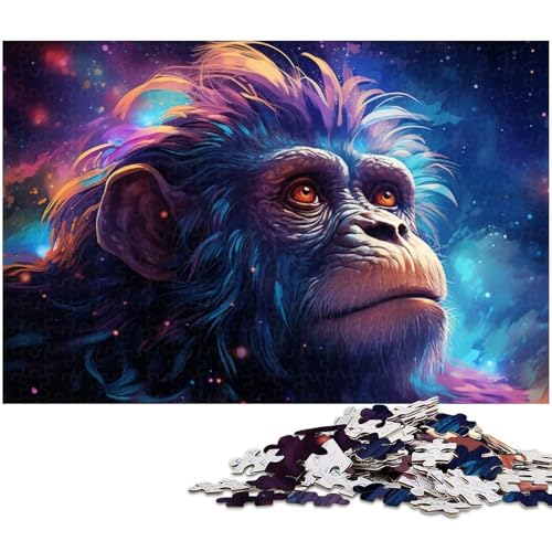 1000-teiliges Puzzle für Erwachsene, Galaxy Monkey Puzzle-Spiele, Spielzeug, Geschenk, Lernspiel zum Geburtstag, Weihnachten, Größe 50 x 75 cm 1000-teiliges Puzzle für Erwachsene, Galaxy Monkey Puzzle-Spiele, Spielzeug, Geschenk, Lernspiel zum Geburtstag, Weihnachten, Größe 50 x 75 cm von LLONGKT