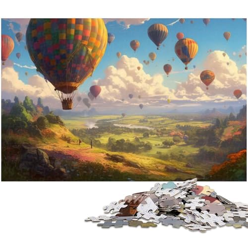 1000-teiliges Puzzle für Erwachsene, Heißluftballon-Quizspiel, anspruchsvoll zu vervollständigen, Aber lustig und humorvoll, Größe 50 x 75 cm 1000-teiliges Puzzle für Erwachsene, Heißluftballon-Quizspiel, anspruchsvoll zu vervollständigen, Aber lustig und humorvoll, Größe 50 x 75 cm von LLONGKT
