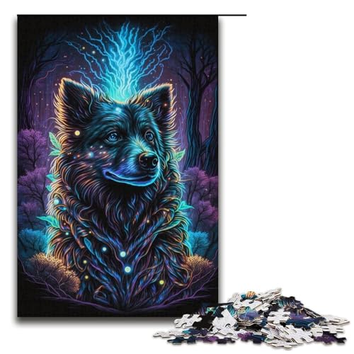 1000-teiliges Puzzle für Erwachsene, Hunde-Puzzle, Lernspiel, Herausforderungsspielzeug, Lernspiel für Geburtstag, Weihnachten, Größe 38 x 26 cm 1000-teiliges Puzzle für Erwachsene, Hunde-Puzzle, Lernspiel, Herausforderungsspielzeug, Lernspiel für Geburtstag, Weihnachten, Größe 38 x 26 cm von LLONGKT