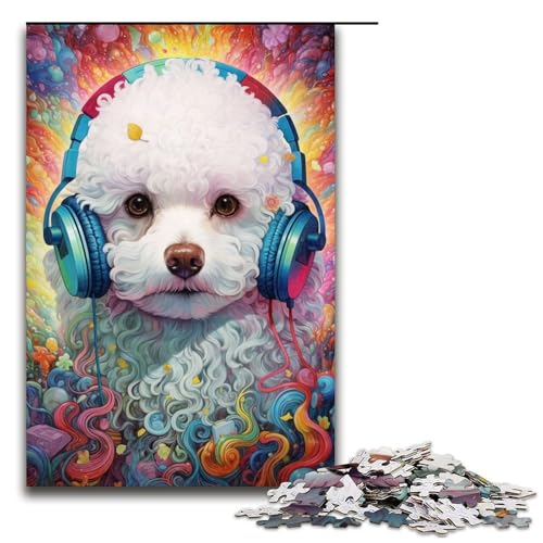 1000-teiliges Puzzle für Erwachsene, Hunde-Puzzle, Lernspiele, perfekte Dekoration für und Teenager ab 14 Jahren, Größe 50 x 75 cm 1000-teiliges Puzzle für Erwachsene, Hunde-Puzzle, Lernspiele, perfekte Dekoration für und Teenager ab 14 Jahren, Größe 50 x 75 cm von LLONGKT