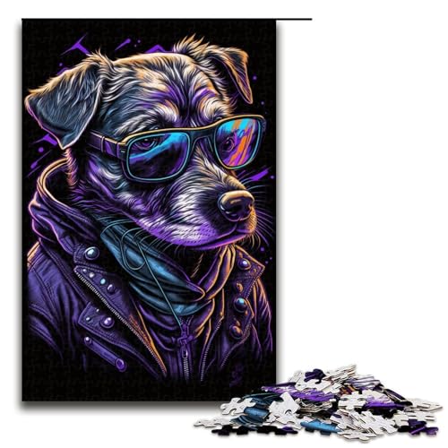 1000-teiliges Puzzle für Erwachsene, Hundebox-Puzzle, Lernspiel, Herausforderungsspielzeug, Lernspiel für Geburtstag, Weihnachten, Größe 50 x 75 cm 1000-teiliges Puzzle für Erwachsene, Hundebox-Puzzle, Lernspiel, Herausforderungsspielzeug, Lernspiel für Geburtstag, Weihnachten, Größe 50 x 75 cm von LLONGKT