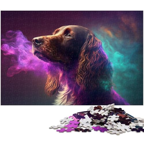 1000-teiliges Puzzle für Erwachsene, Hundepuzzle, geeignet für Paare und Teenager ab 14 Jahren, Größe 38 x 26 cm 1000-teiliges Puzzle für Erwachsene, Hundepuzzle, geeignet für Paare und Teenager ab 14 Jahren, Größe 38 x 26 cm von LLONGKT