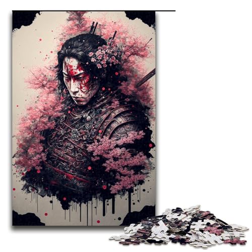1000-teiliges Puzzle für Erwachsene, Kunst, japanische Ninja-Knobelspiel-Puzzle-Künstlersammlung, bildende Kunst (Größe 50 x 75 cm) von LLONGKT